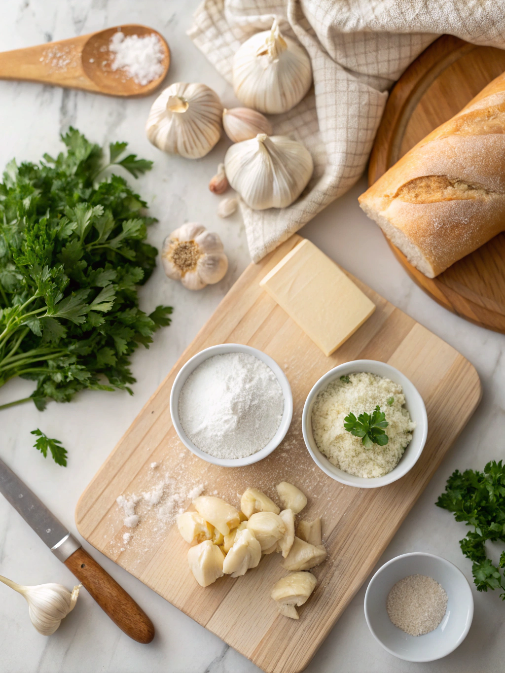 garlic breadingredients