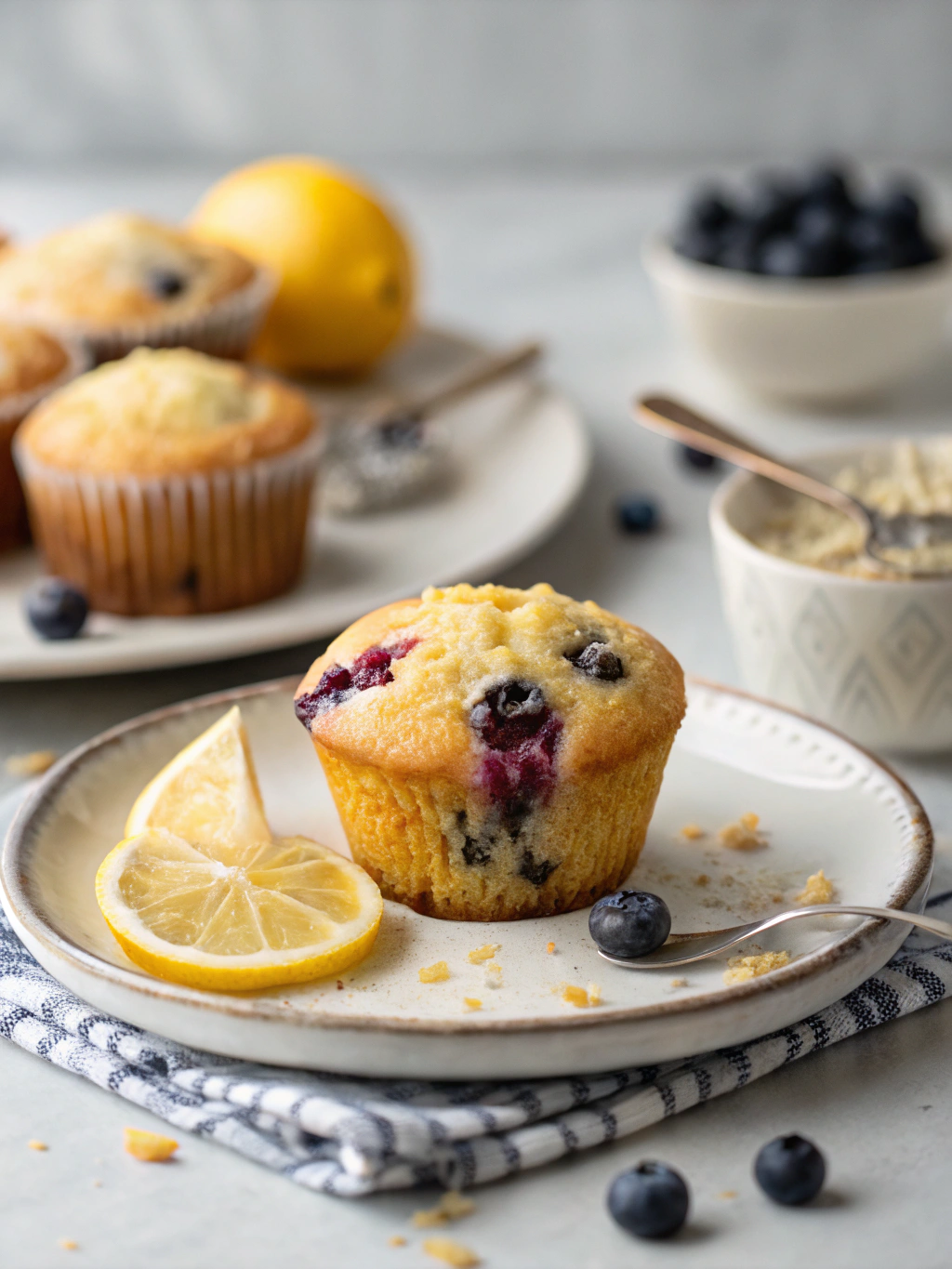 lemon blueberry muffins